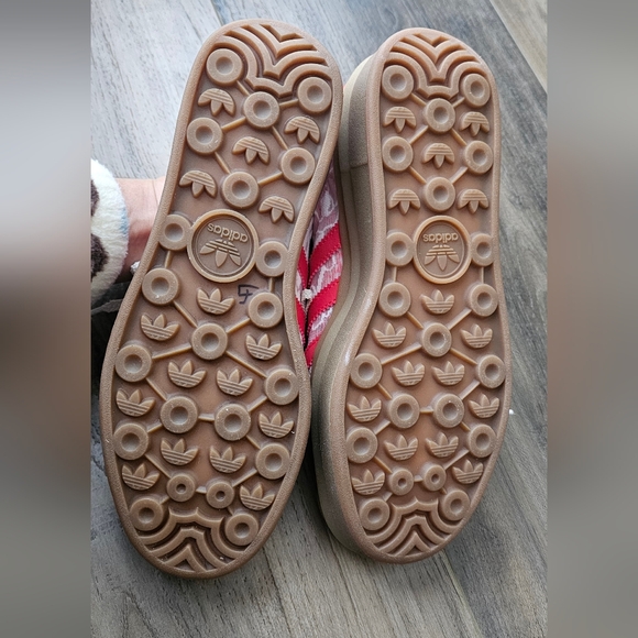 Adidas Gazelle Bold Red and White Sneakers - Picture 6 of 17